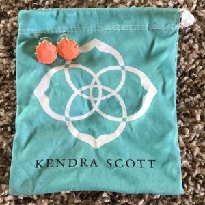 Coral Kendra Scott Studs